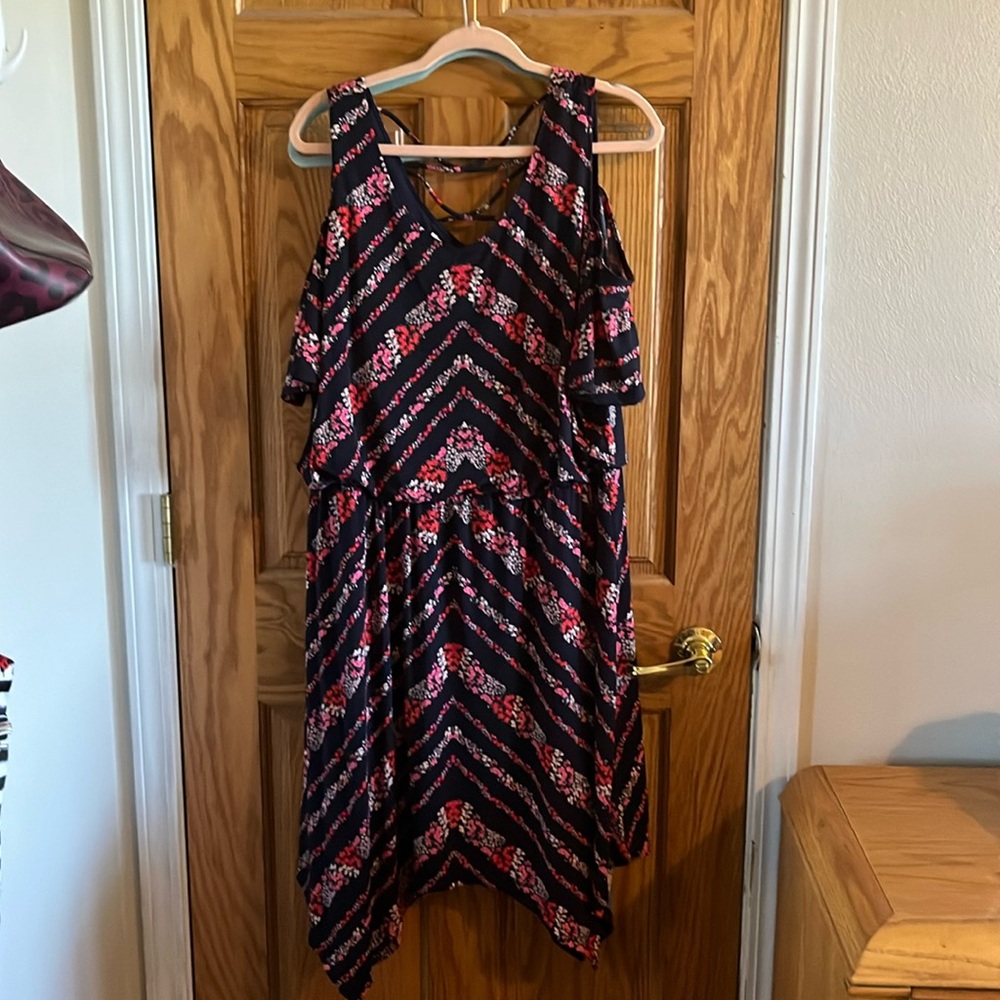Maurice’s navy floral size 2 dress